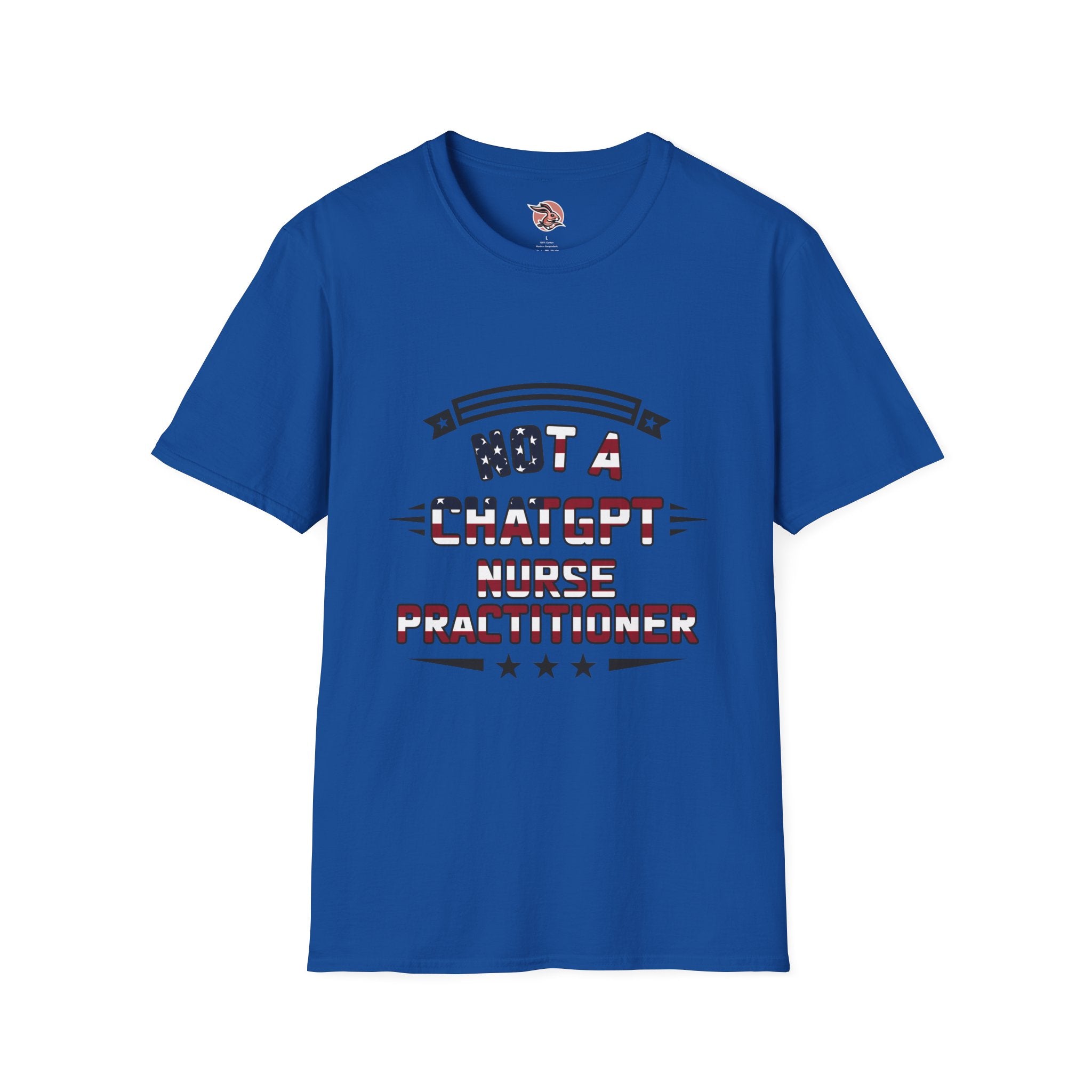 Not a ChatGPT Nurse Practitioner Patriotic T-Shirt