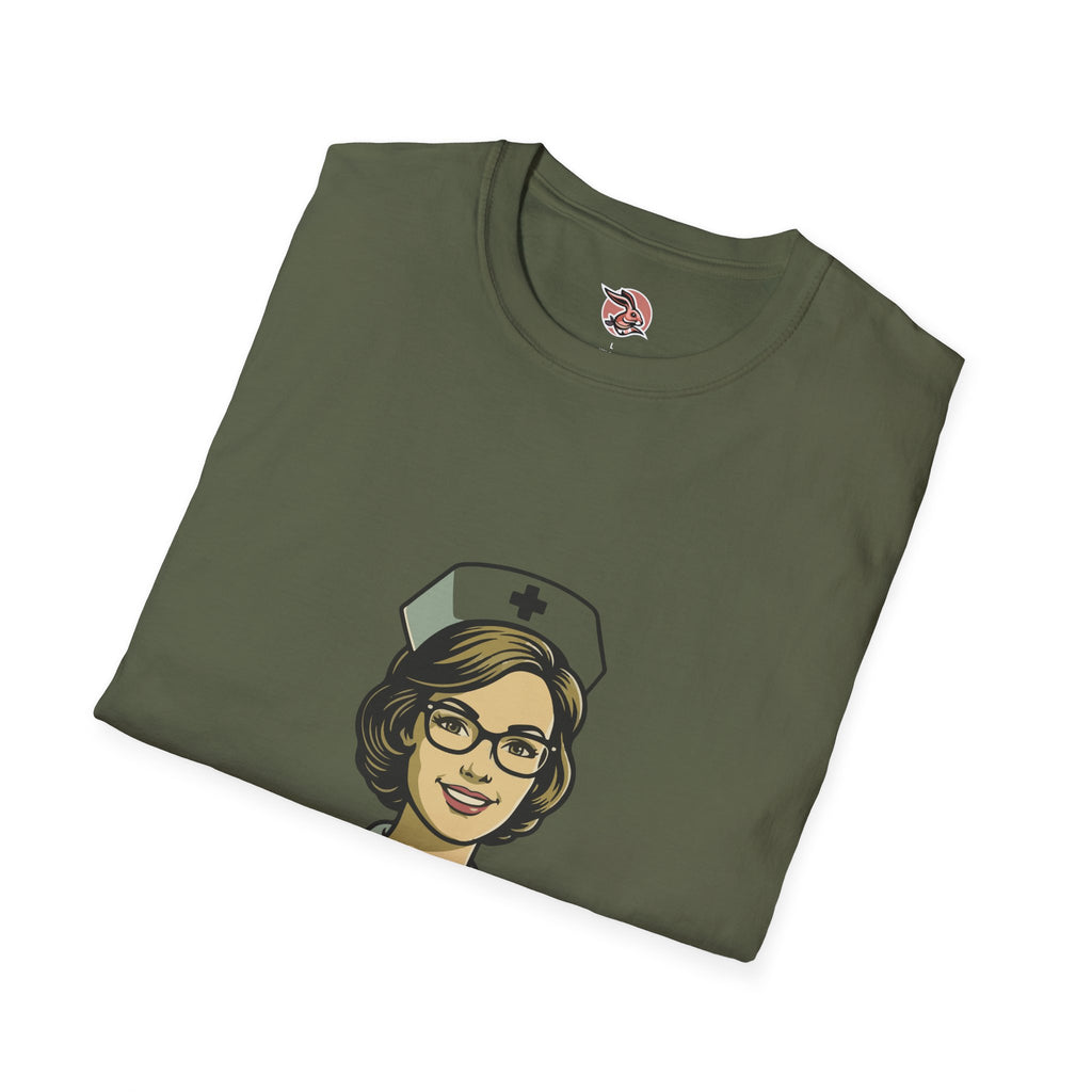 Vintage Retro Nurse T-Shirt - Classic Style Healthcare Professional Tee